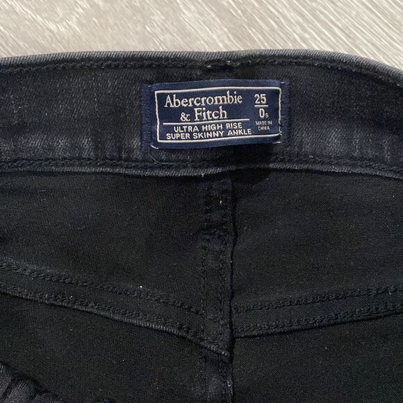 Abercrombie & Fitch Black Skinny Jeans - Picture 5 of 7